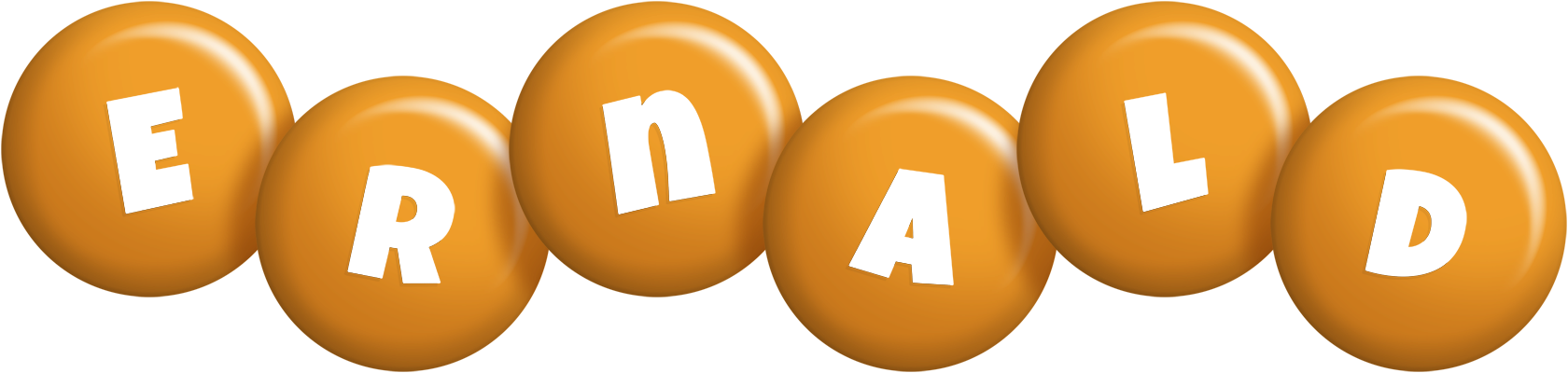 Ernald candy-orange logo