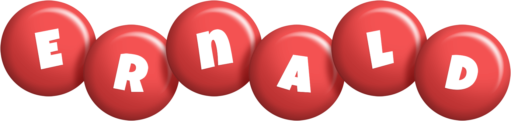 Ernald candy-red logo