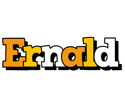 Ernald cartoon logo