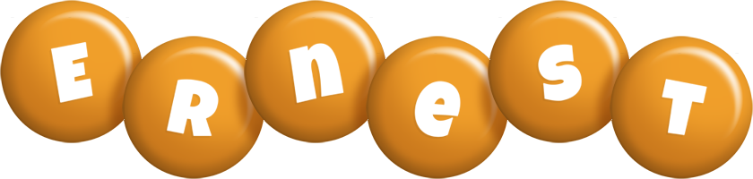Ernest candy-orange logo