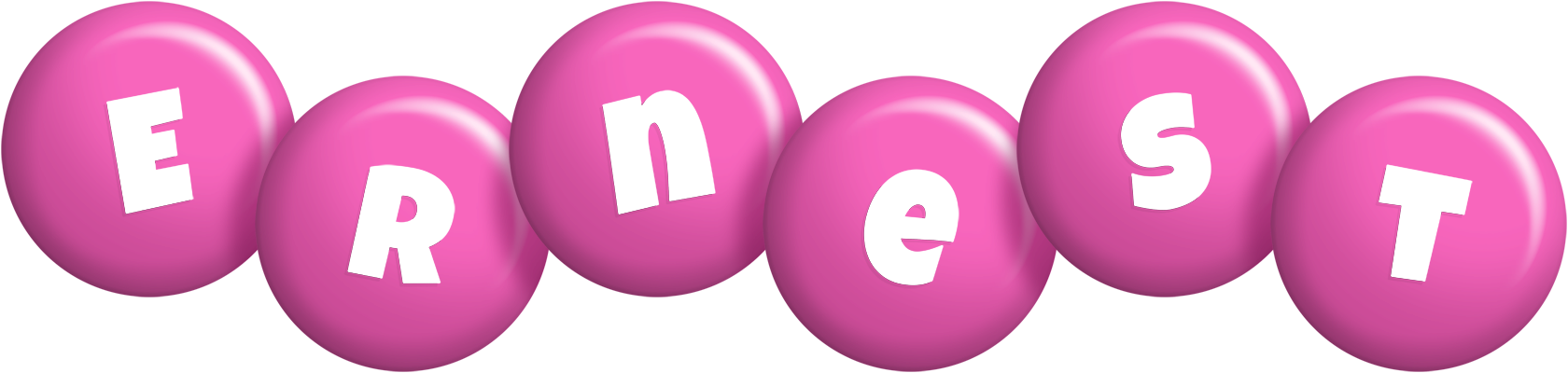 Ernest candy-pink logo