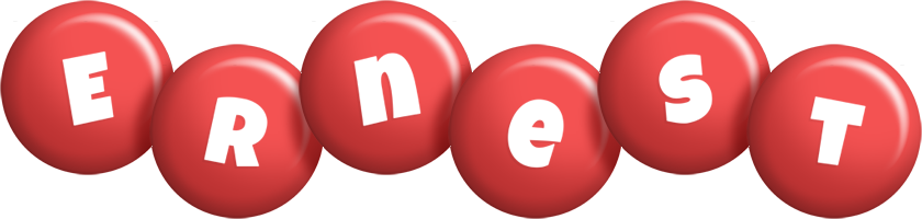 Ernest candy-red logo