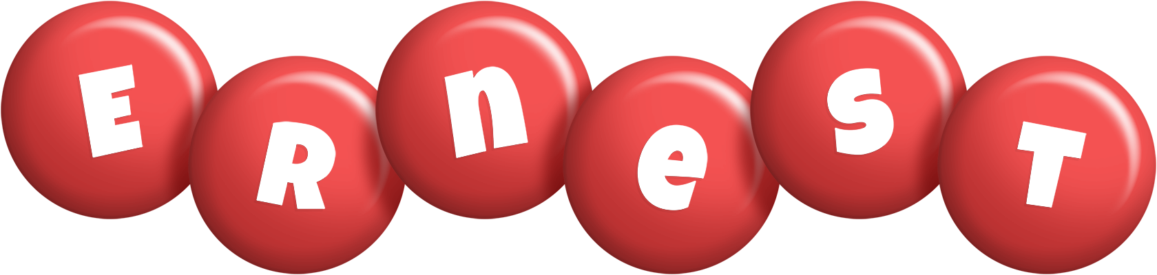 Ernest candy-red logo
