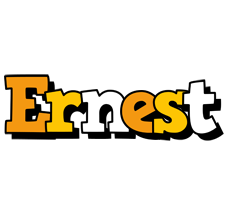 Ernest cartoon logo