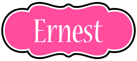 Ernest invitation logo