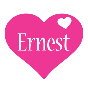 Ernest love-heart logo