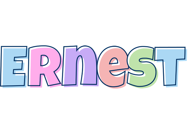 Ernest pastel logo