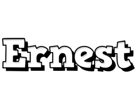 Ernest snowing logo
