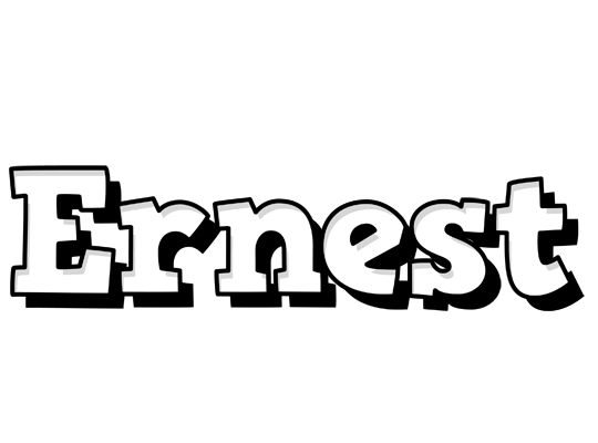 Ernest snowing logo