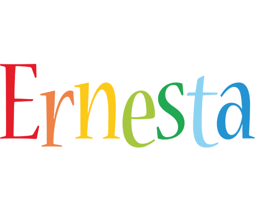 Ernesta birthday logo