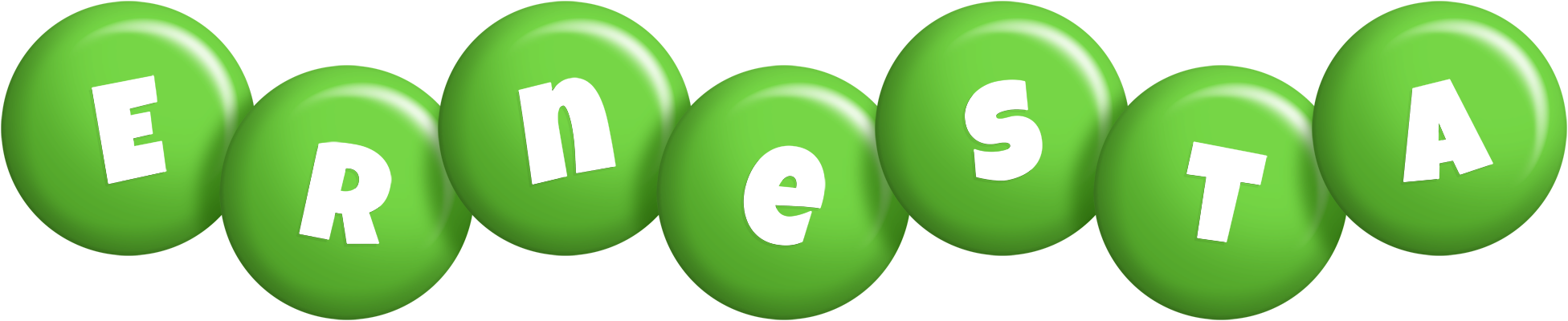 Ernesta candy-green logo