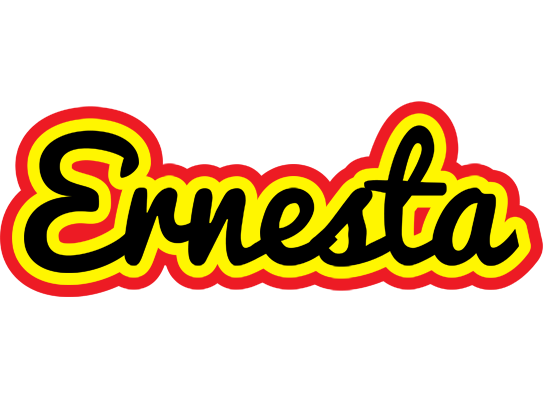 Ernesta flaming logo