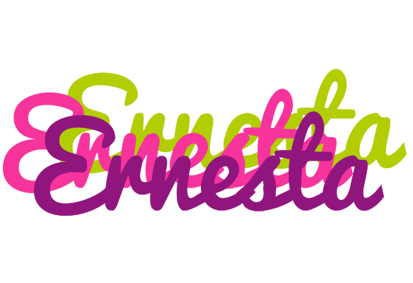 Ernesta flowers logo