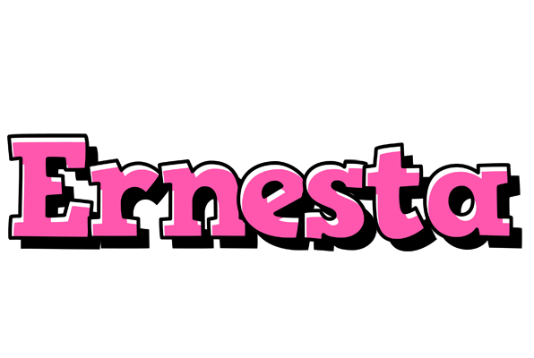 Ernesta girlish logo