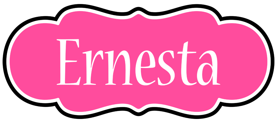 Ernesta invitation logo