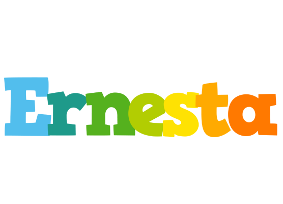 Ernesta rainbows logo