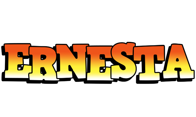 Ernesta sunset logo