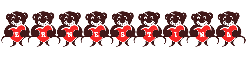 Ernestina bear logo