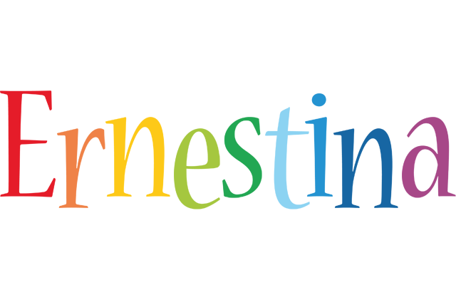 Ernestina birthday logo
