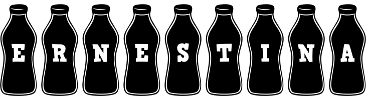 Ernestina bottle logo