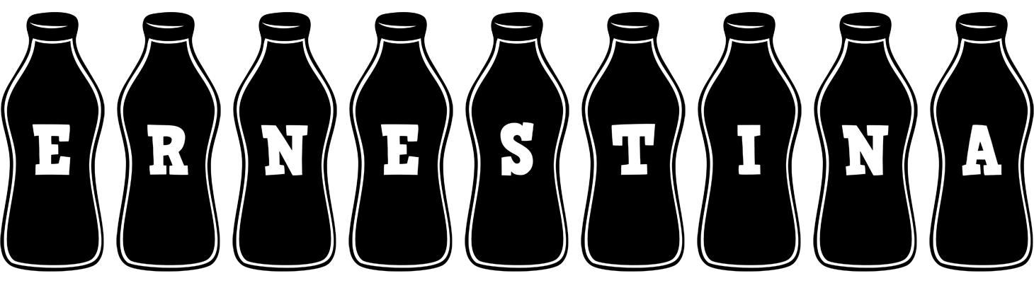 Ernestina bottle logo