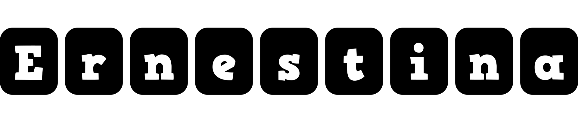 Ernestina box logo