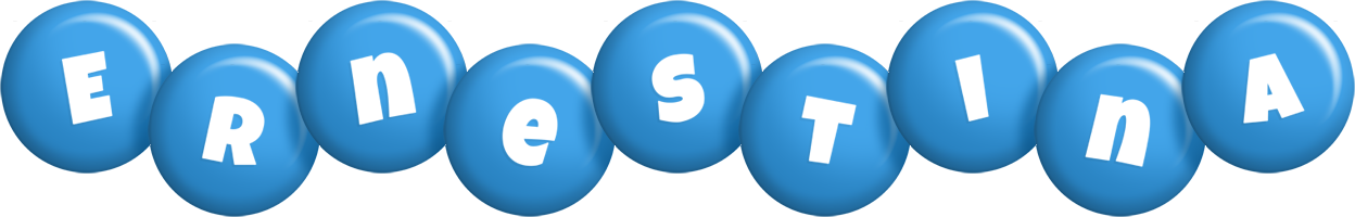 Ernestina candy-blue logo