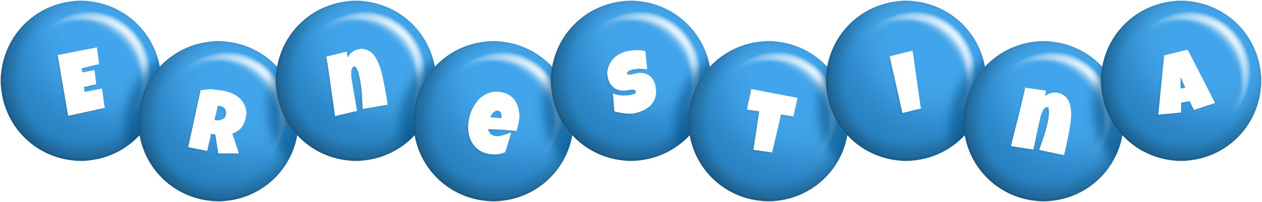 Ernestina candy-blue logo