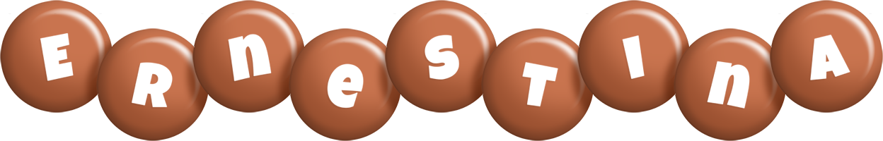 Ernestina candy-brown logo