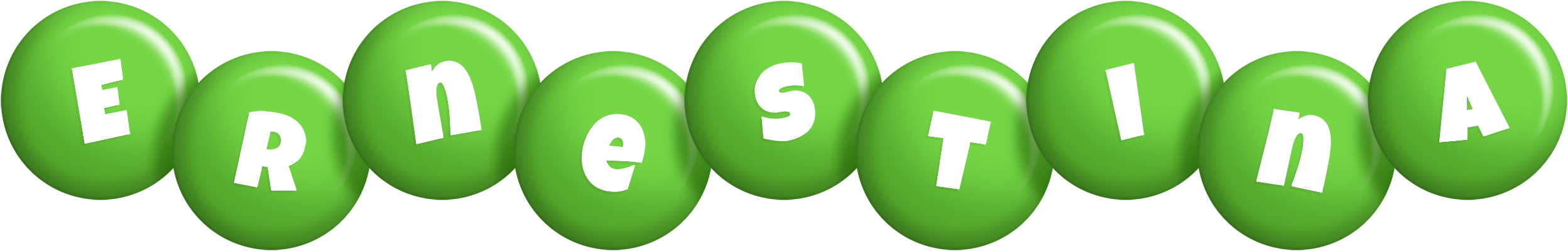 Ernestina candy-green logo