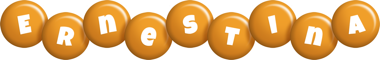 Ernestina candy-orange logo