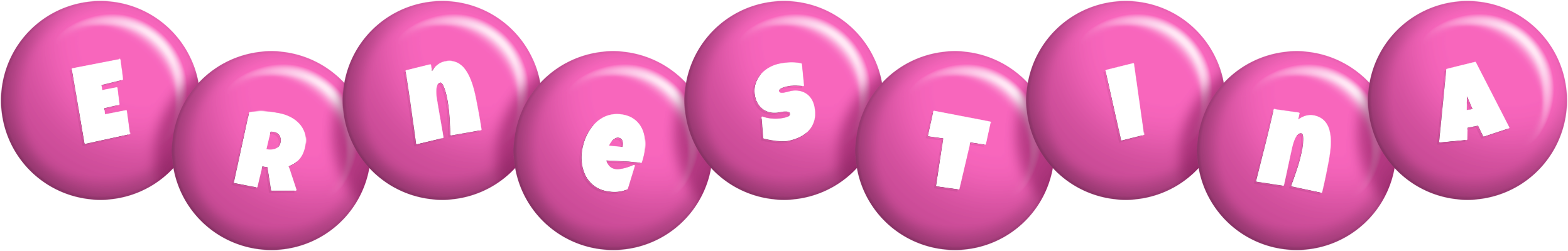 Ernestina candy-pink logo