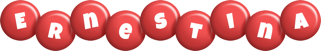 Ernestina candy-red logo