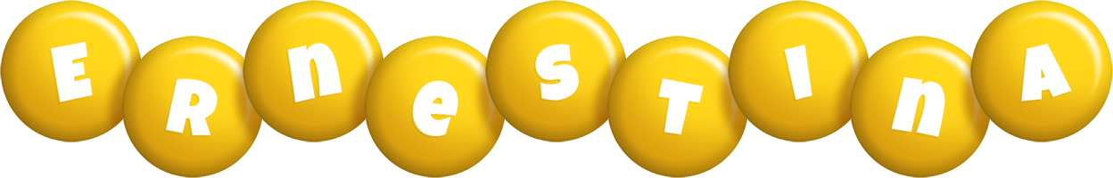 Ernestina candy-yellow logo