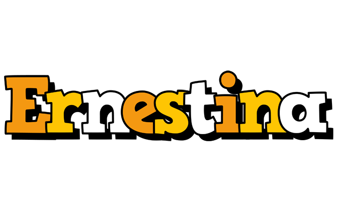 Ernestina cartoon logo