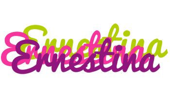 Ernestina flowers logo