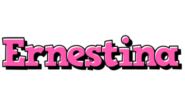 Ernestina girlish logo