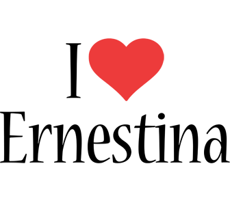 Ernestina i-love logo