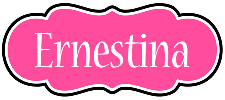 Ernestina invitation logo