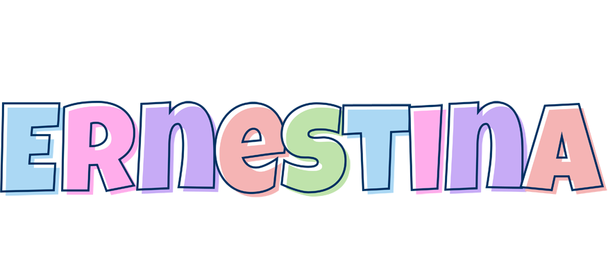 Ernestina pastel logo