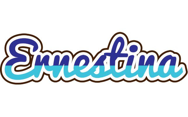 Ernestina raining logo