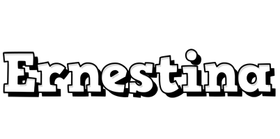 Ernestina snowing logo