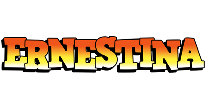 Ernestina sunset logo