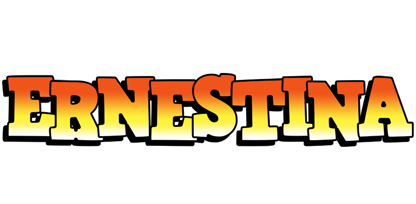 Ernestina sunset logo