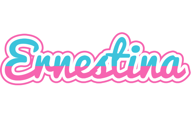 Ernestina woman logo