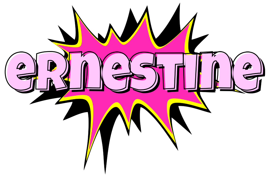 Ernestine badabing logo