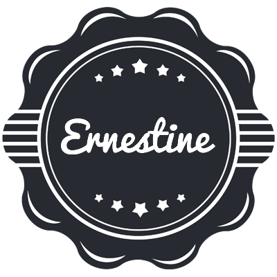 Ernestine badge logo
