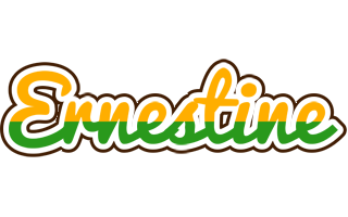 Ernestine banana logo