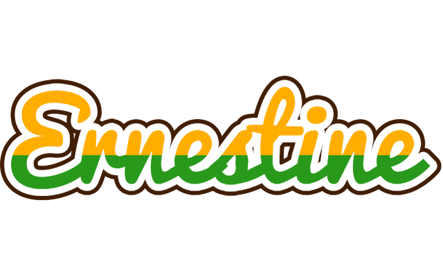 Ernestine banana logo