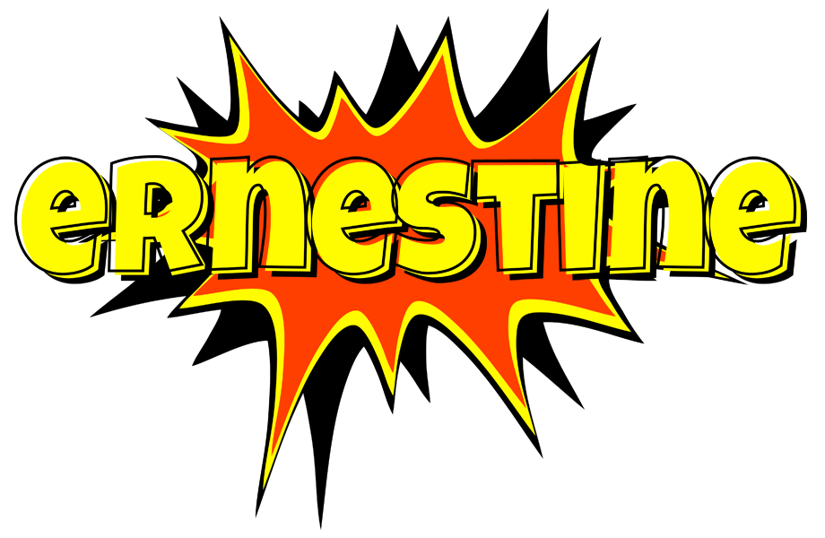 Ernestine bazinga logo